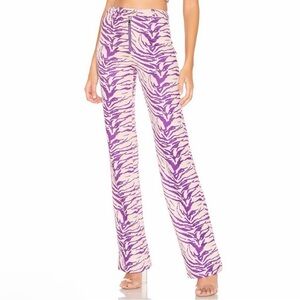 I.AM.GIA Women’s Kiki Pants Purple Zebra Medium Tall